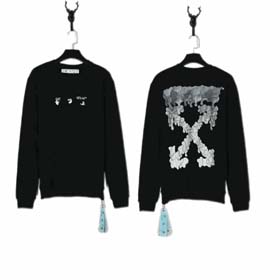 WHITE Gradient Arrow Oil Painting Print Sweatshirt(37 styles)-2222