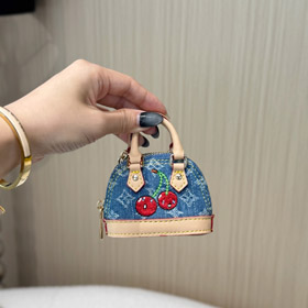 Louis Vuitton LV Mini Cherry Shell Bag Keychain Pendant -3546