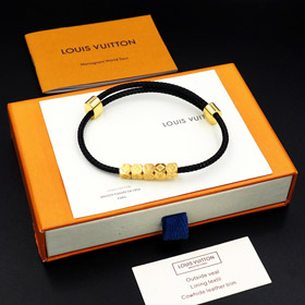 Louis Vuitton LV floral dice wire bracelet-3862