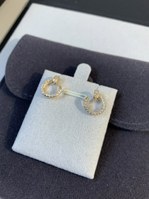 Cartier nail full diamond earrings-0559